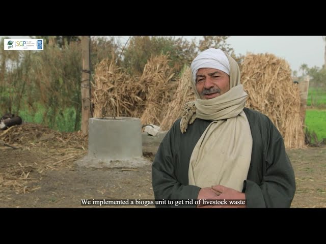 تركيب وحدات الغاز الحيوي في المناطق الريفية